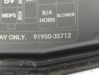 2011-2014 Hyundai Sonata Fusebox Fuse Box Panel Relay Module P/N:91950-3S712 Fits Fits 2011 2012 2013 2014 OEM Used Auto Par