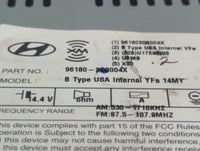 2014-2015 Hyundai Sonata Am Fm Cd Player Radio Receiver - Oemusedautoparts1.com