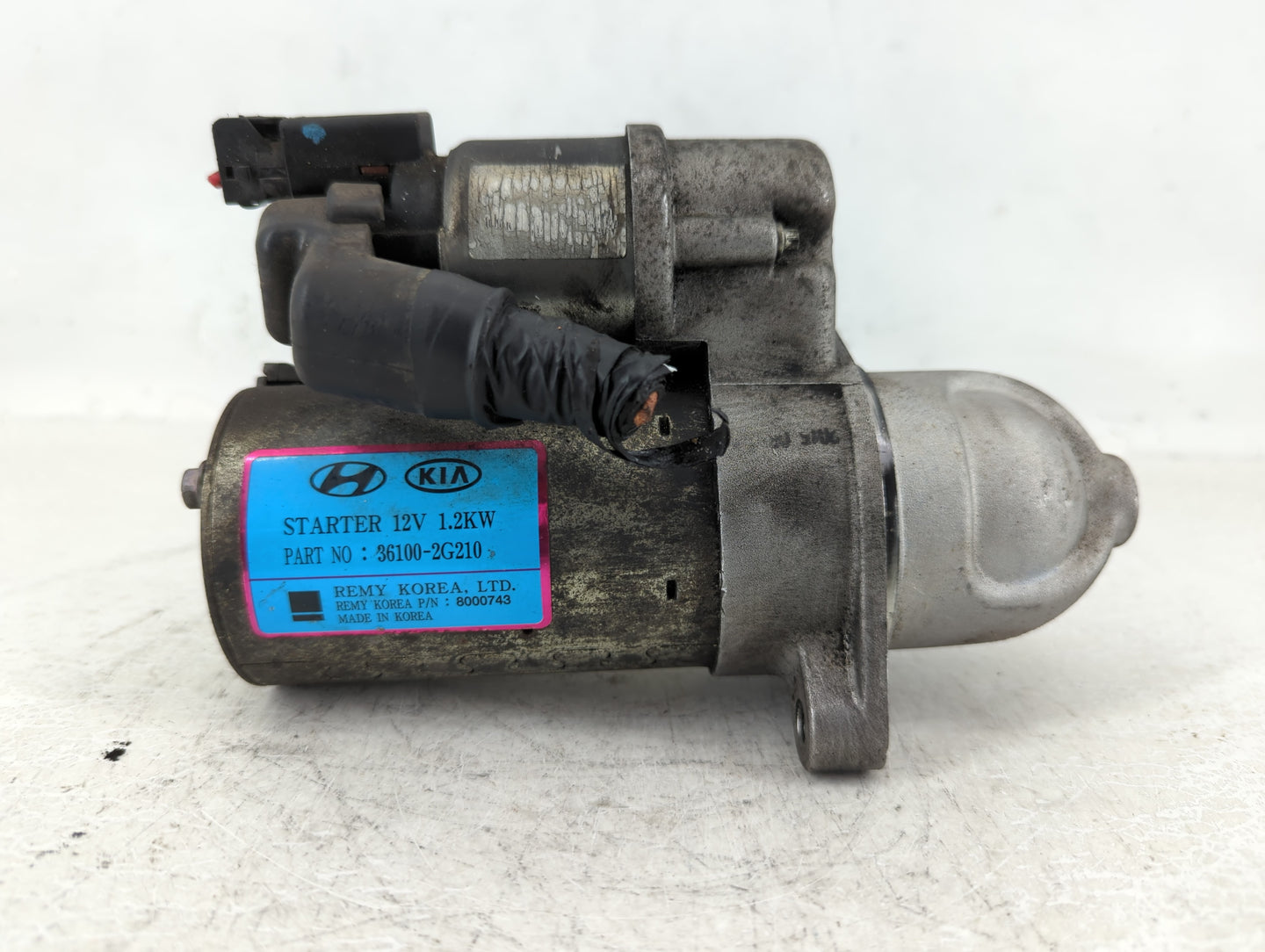 2014 Hyundai Sonata Car Starter Motor Solenoid OEM P/N:36100-2G210 Fits Fits 2015 2016 OEM Used Auto Parts - Oemusedautopart
