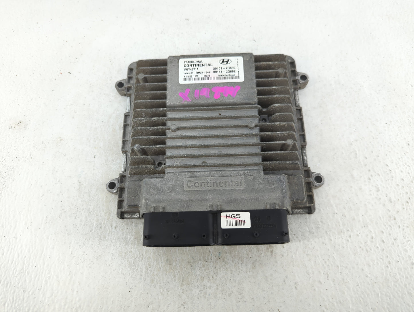 2011-2014 Hyundai Sonata PCM Engine Control Computer ECU ECM PCU OEM P/N:39111-2G662 39101-2G662 Fits Fits 2011 2012 2013 20