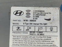 2014-2015 Hyundai Sonata Am Fm Cd Player Radio Receiver 663261 - Oemusedautoparts1.com