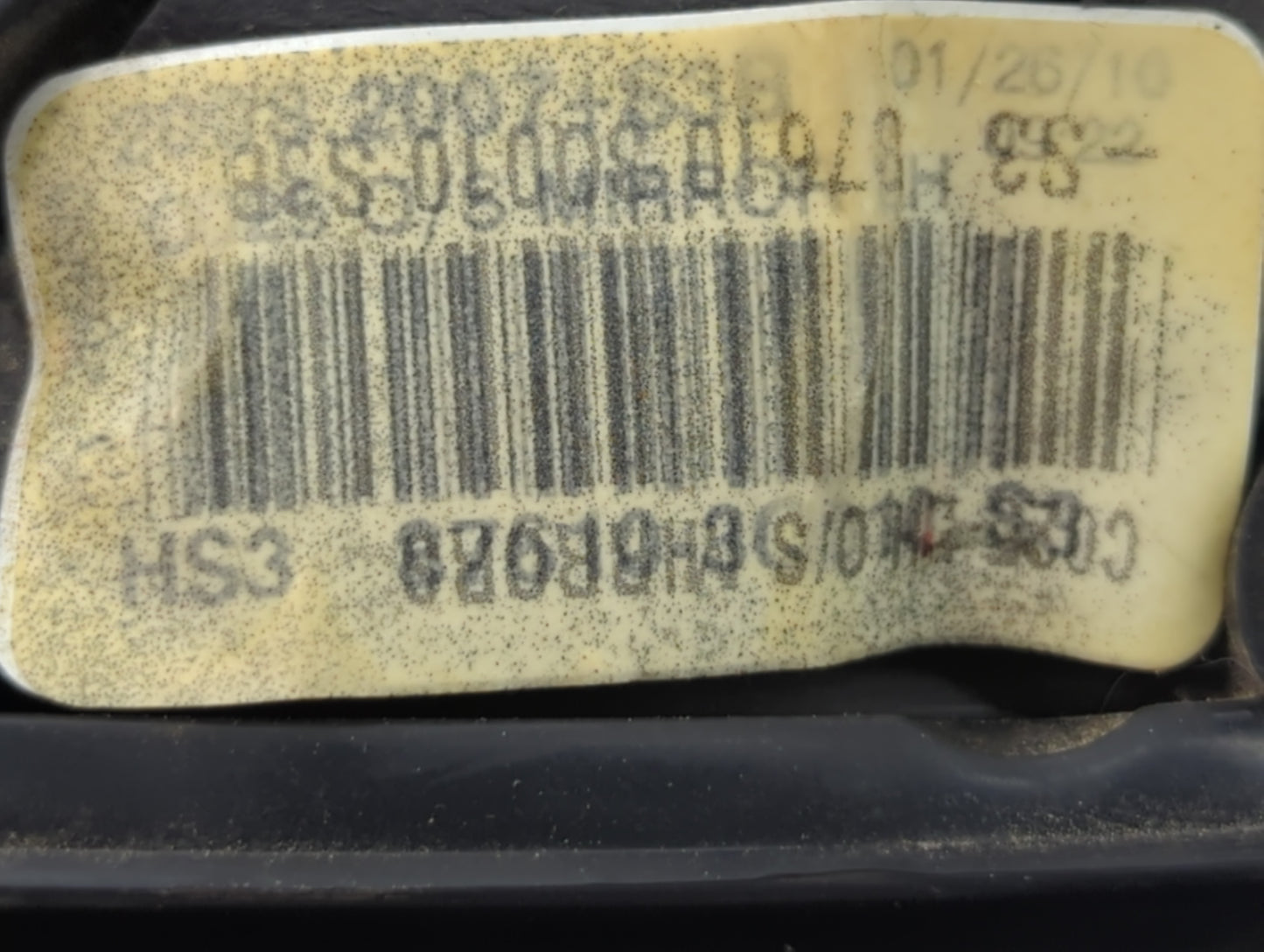2014-2014 Hyundai Sonata Driver Left Side View Manual Door Mirror Black - Oemusedautoparts1.com