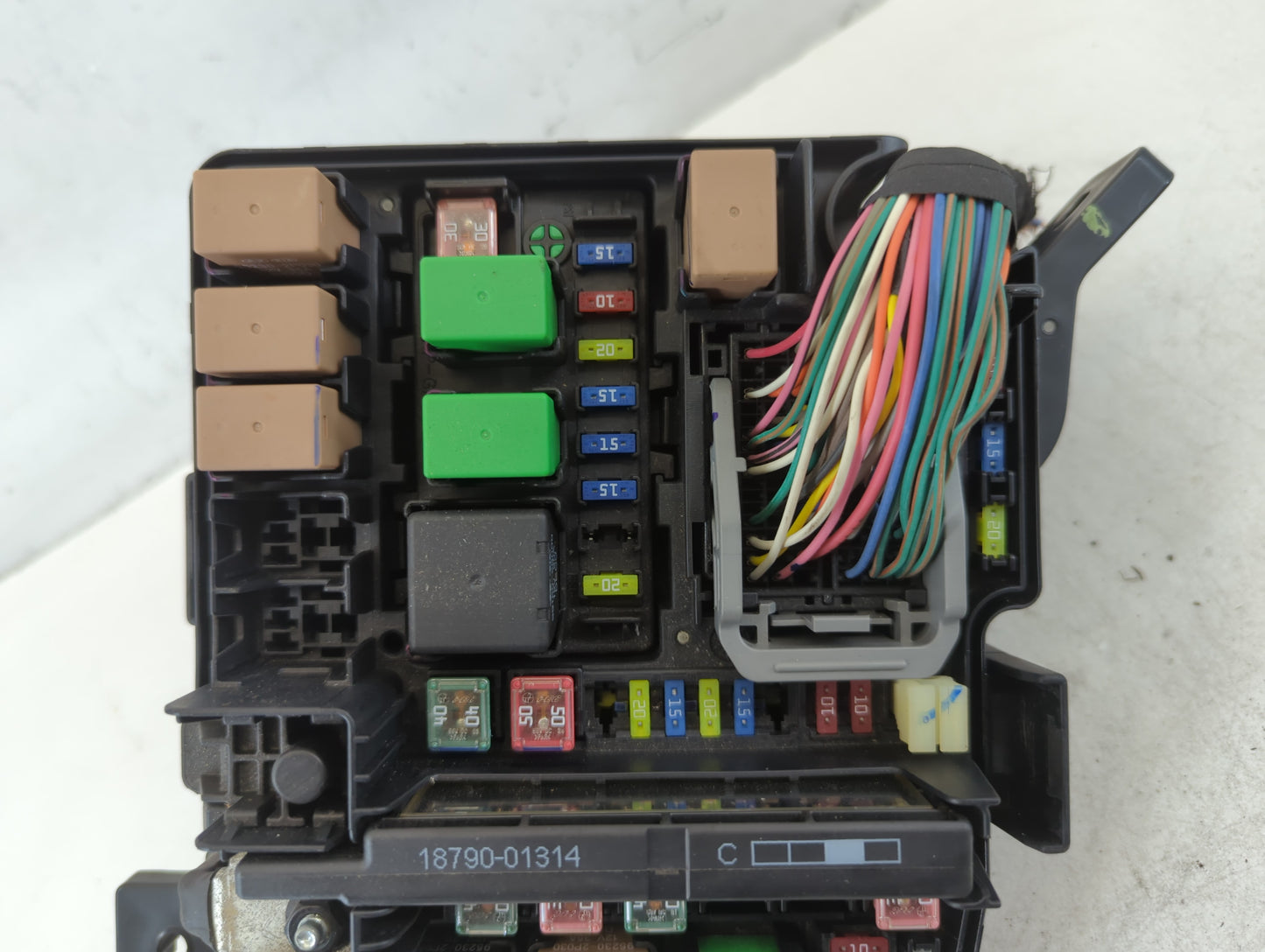 2011-2014 Hyundai Sonata Fusebox Fuse Box Panel Relay Module P/N:91950-3S741 Fits Fits 2011 2012 2013 2014 OEM Used Auto Par