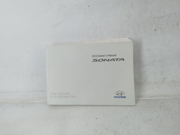 2014 Hyundai Sonata Owners Manual Book Guide P/N:A3S0-EU41E OEM Used Auto Parts