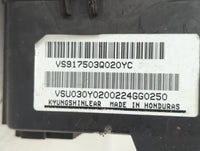 2011-2014 Hyundai Sonata Fusebox Fuse Box Panel Relay Module P/N:VS9175703Q020YC Fits Fits 2011 2012 2013 2014 OEM Used Auto