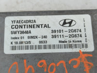 2011-2014 Hyundai Sonata PCM Engine Control Computer ECU ECM PCU OEM P/N:39111-2G674 39101-2G674 Fits Fits 2011 2012 2013 20