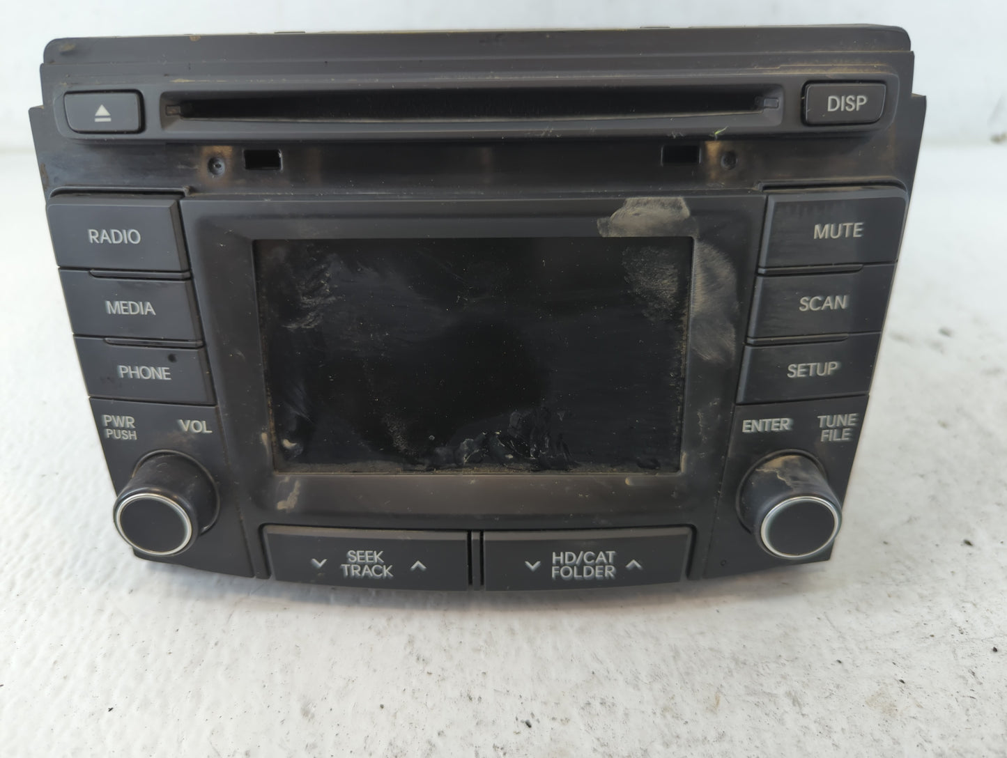 2014-2015 Hyundai Sonata Radio AM FM Cd Player Receiver Replacement P/N:96180-3Q8004X Fits Fits 2014 2015 OEM Used Auto Part