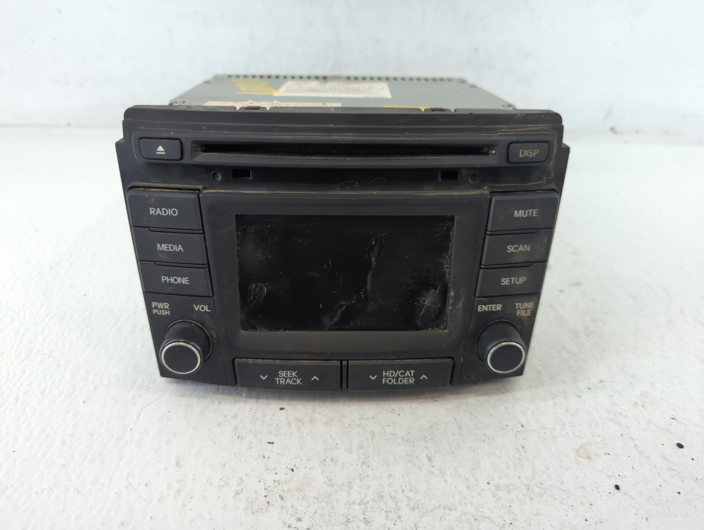 2014-2015 Hyundai Sonata Radio AM FM Cd Player Receiver Replacement P/N:96180-3Q8004X Fits Fits 2014 2015 OEM Used Auto Part