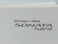 2014 Hyundai Sonata Owners Manual Book Guide P/N:E4R0-EU41C OEM Used Auto Parts - Oemusedautoparts1.com