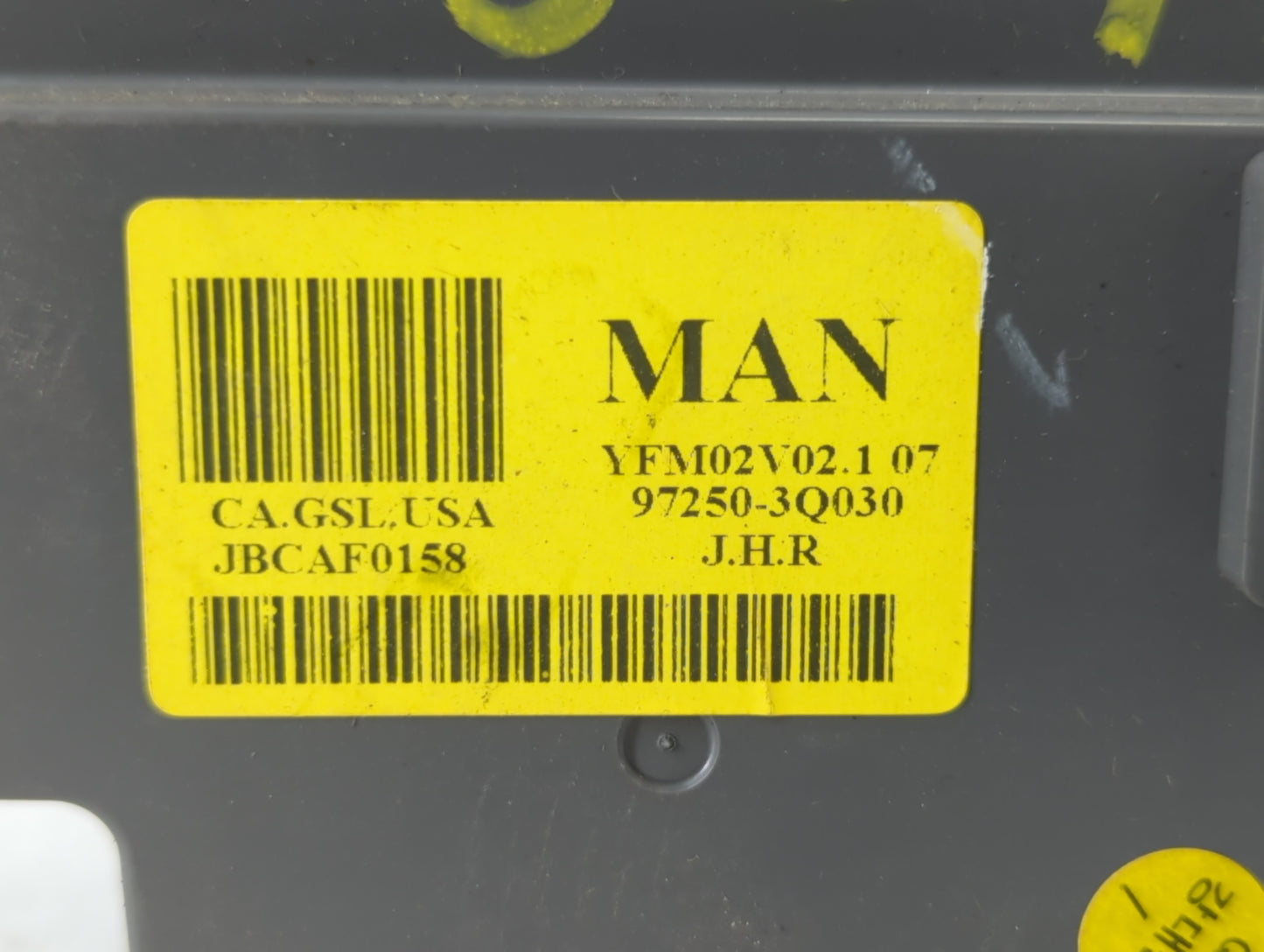 2014 Hyundai Sonata Climate Control Module Temperature AC/Heater Replacement P/N:97250-3Q030 Fits OEM Used Auto Parts - Oemu