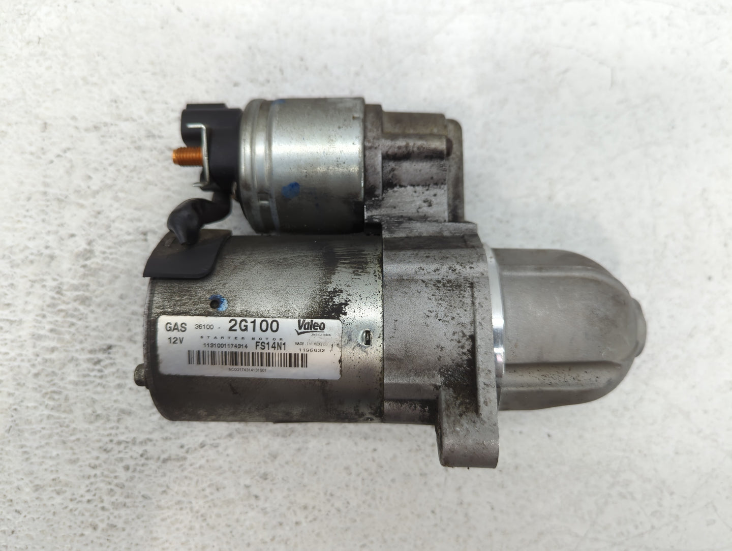 2014 Hyundai Sonata Car Starter Motor Solenoid OEM P/N:36100-2G100 Fits Fits 2015 2016 OEM Used Auto Parts - Oemusedautopart