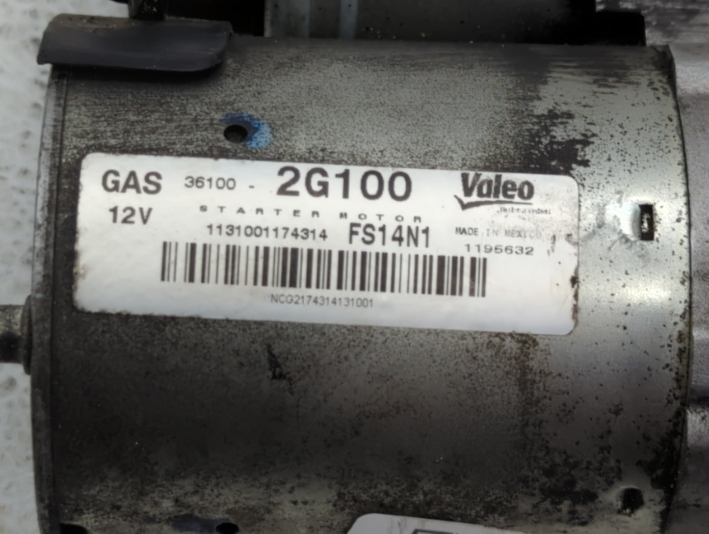 2014 Hyundai Sonata Car Starter Motor Solenoid OEM P/N:36100-2G100 Fits Fits 2015 2016 OEM Used Auto Parts - Oemusedautopart