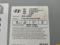 2011-2015 Hyundai Sonata Am Fm Cd Player Radio Receiver - Oemusedautoparts1.com