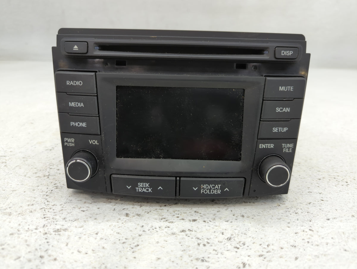 2013-2014 Hyundai Sonata Am Fm Cd Player Radio Receiver 726300 - Oemusedautoparts1.com