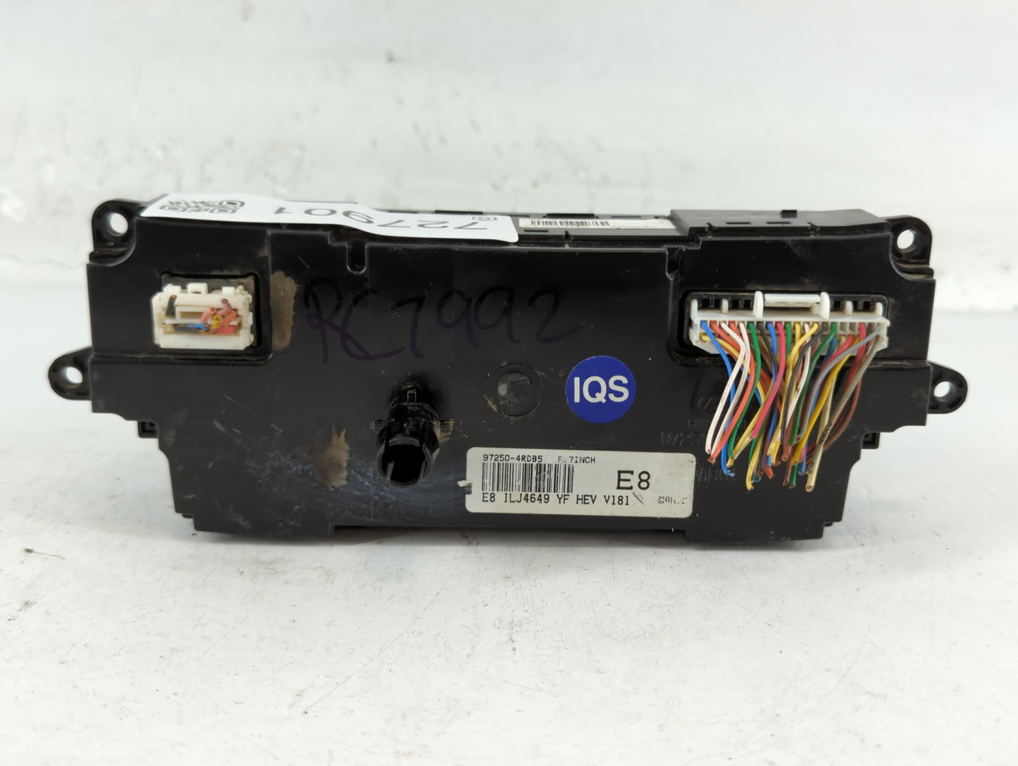2011-2015 Hyundai Sonata Climate Control Module Temperature AC/Heater Replacement P/N:97250-4RDB5 Fits OEM Used Auto Parts -