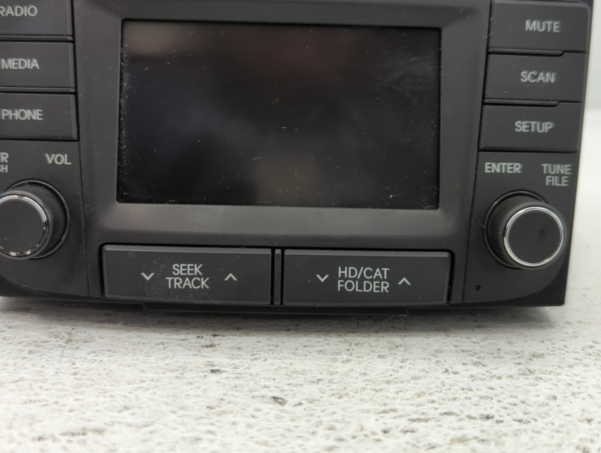 Hyundai Sonata Am Fm Cd Player Radio Receiver 729560 - Oemusedautoparts1.com