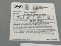 Hyundai Sonata Am Fm Cd Player Radio Receiver 729560 - Oemusedautoparts1.com
