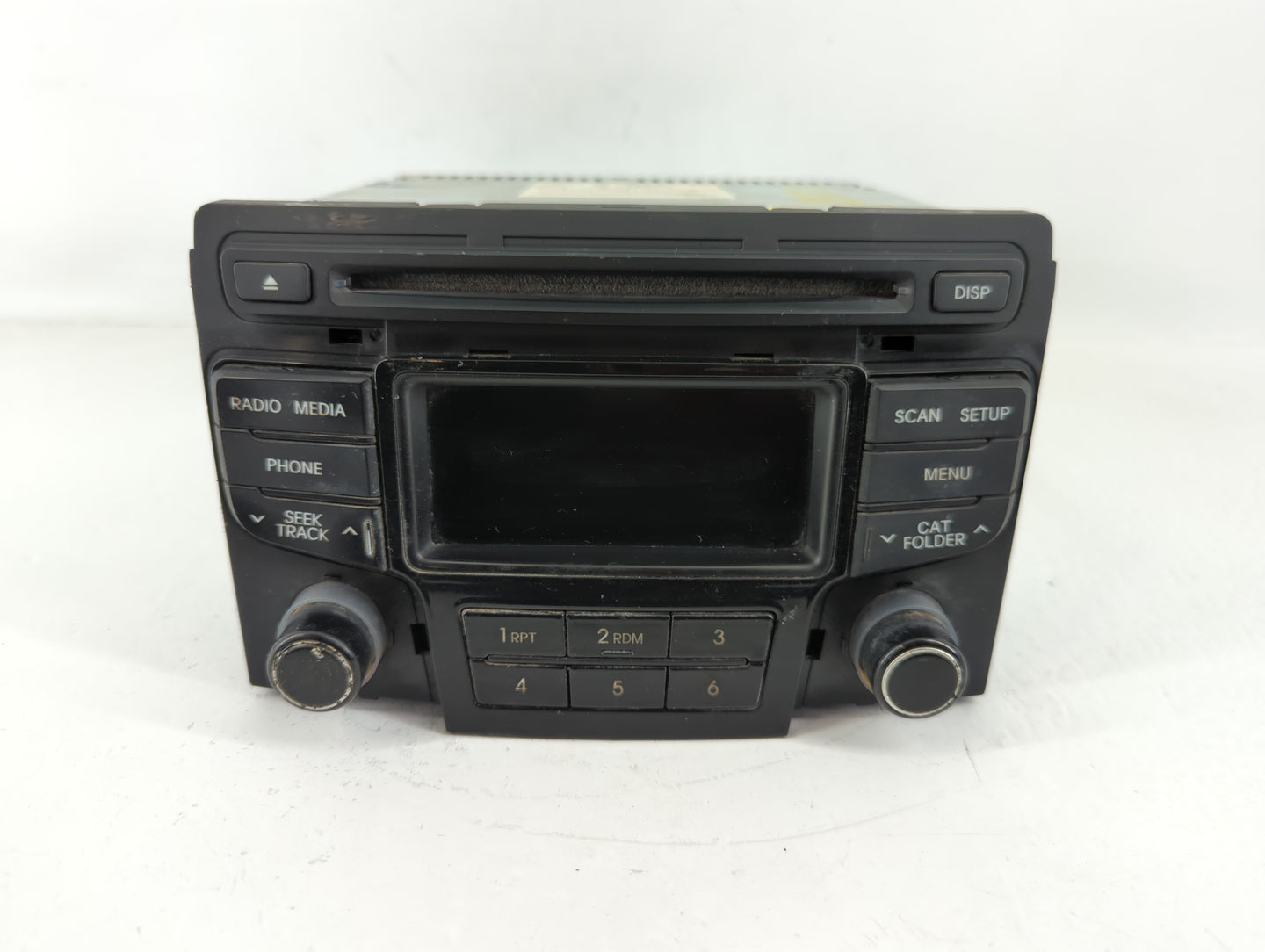 2012-2015 Hyundai Sonata Radio AM FM Cd Player Receiver Replacement P/N:96170-3Q0004X Fits Fits 2012 2013 2014 2015 OEM Used