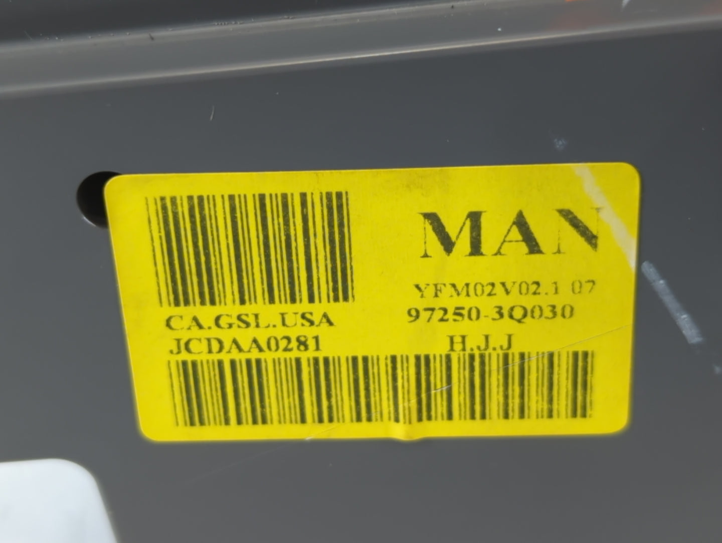 2014 Hyundai Sonata Climate Control Module Temperature AC/Heater Replacement P/N:97250-3Q030 Fits OEM Used Auto Parts - Oemu