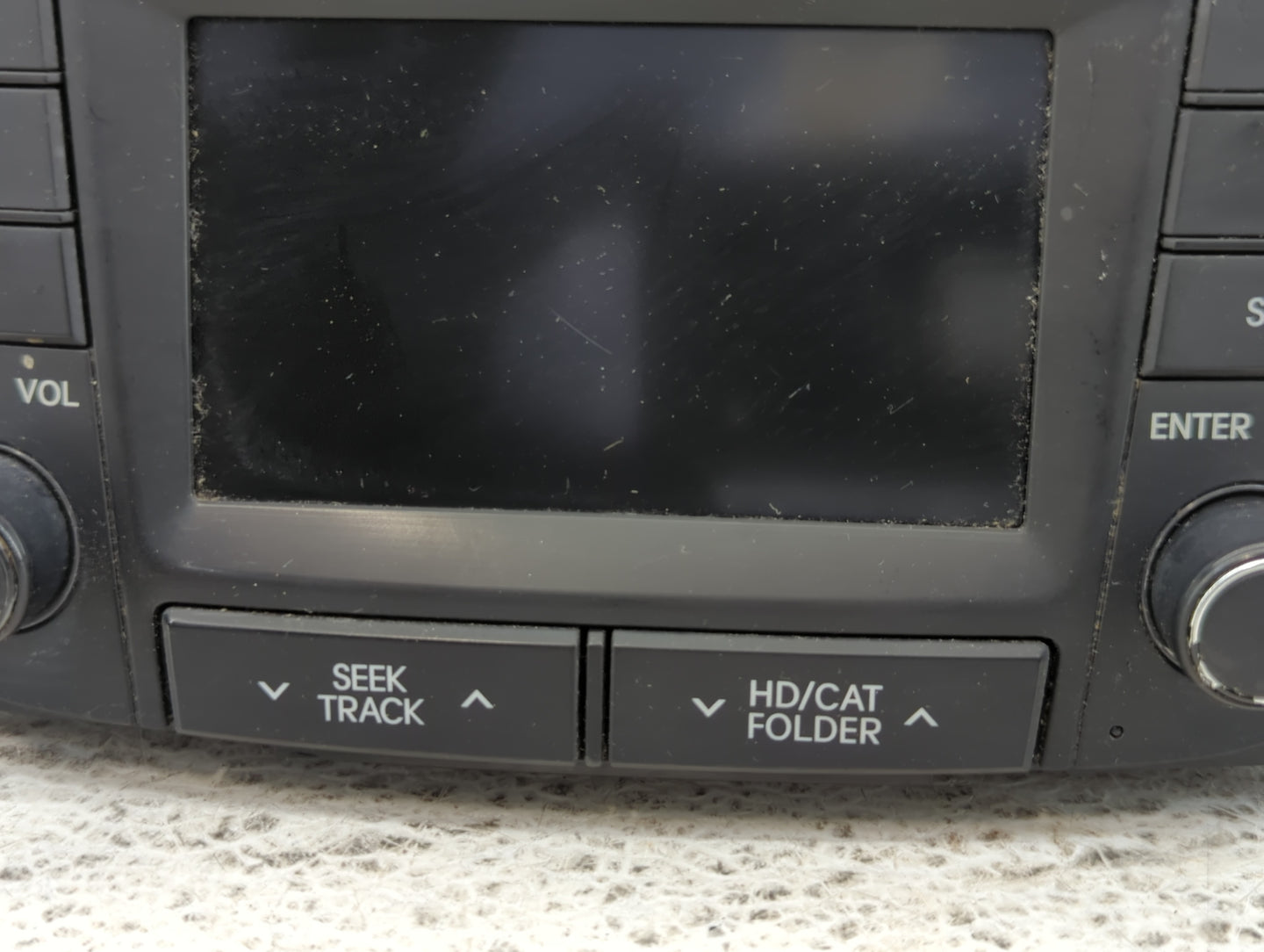 2014-2015 Hyundai Sonata Radio AM FM Cd Player Receiver Replacement P/N:96180-3Q8004X Fits Fits 2014 2015 OEM Used Auto Part