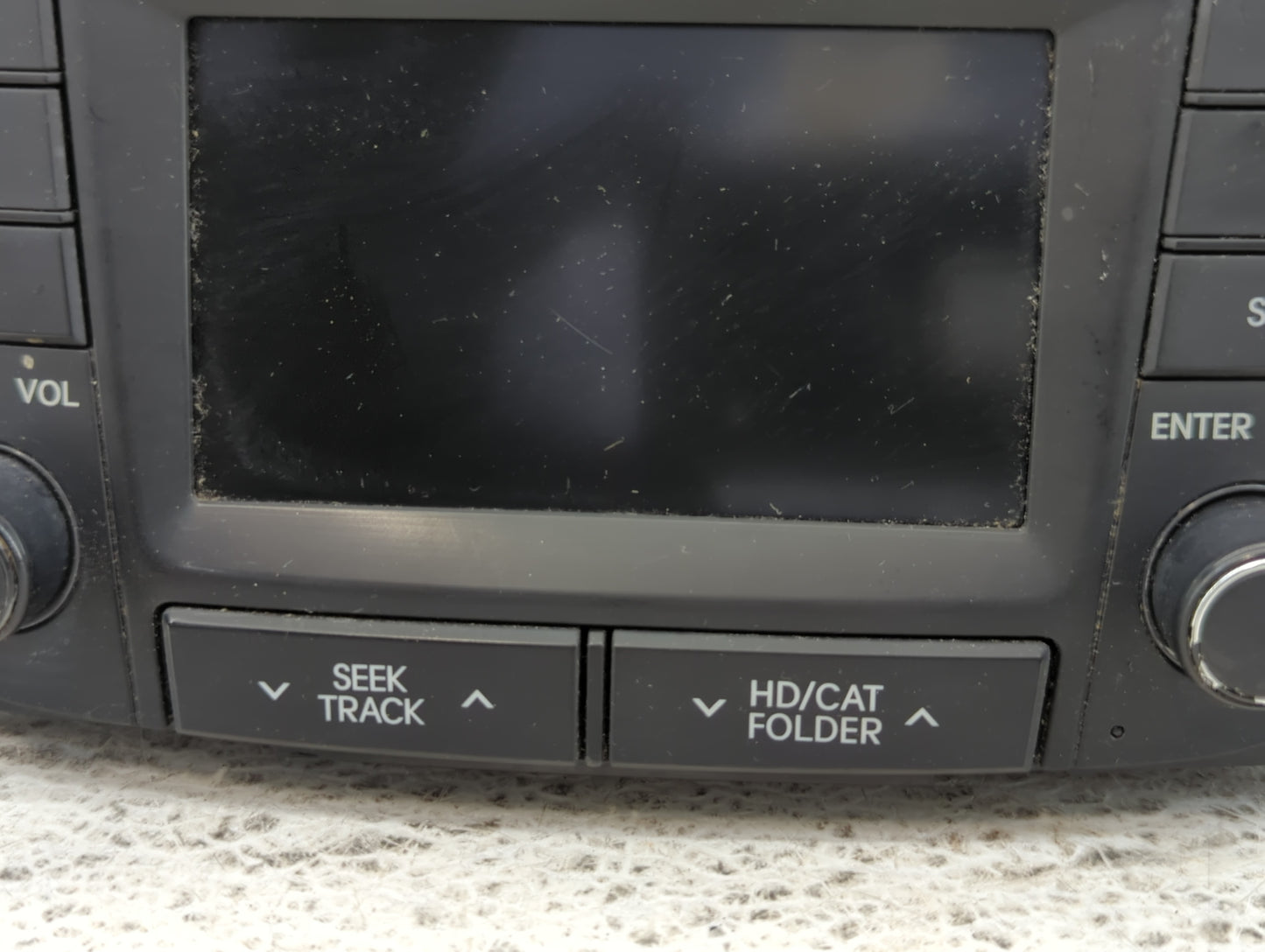 2014-2015 Hyundai Sonata Radio AM FM Cd Player Receiver Replacement P/N:96180-3Q8004X Fits Fits 2014 2015 OEM Used Auto Part
