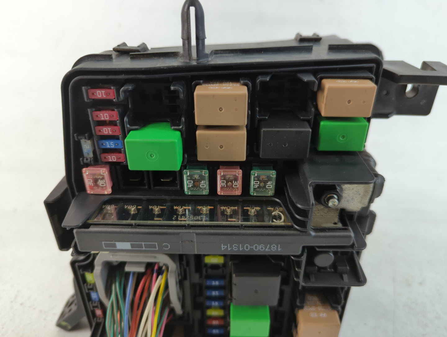 2011-2014 Hyundai Sonata Fusebox Fuse Box Panel Relay Module P/N:91950-3S741 Fits Fits 2011 2012 2013 2014 OEM Used Auto Par