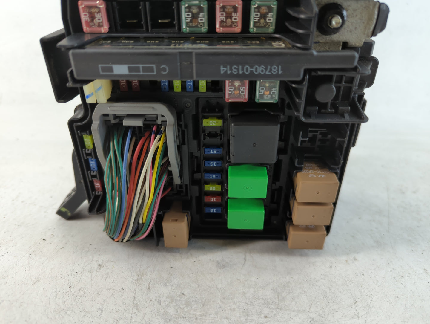 2011-2014 Hyundai Sonata Fusebox Fuse Box Panel Relay Module P/N:91950-3S741 Fits Fits 2011 2012 2013 2014 OEM Used Auto Par