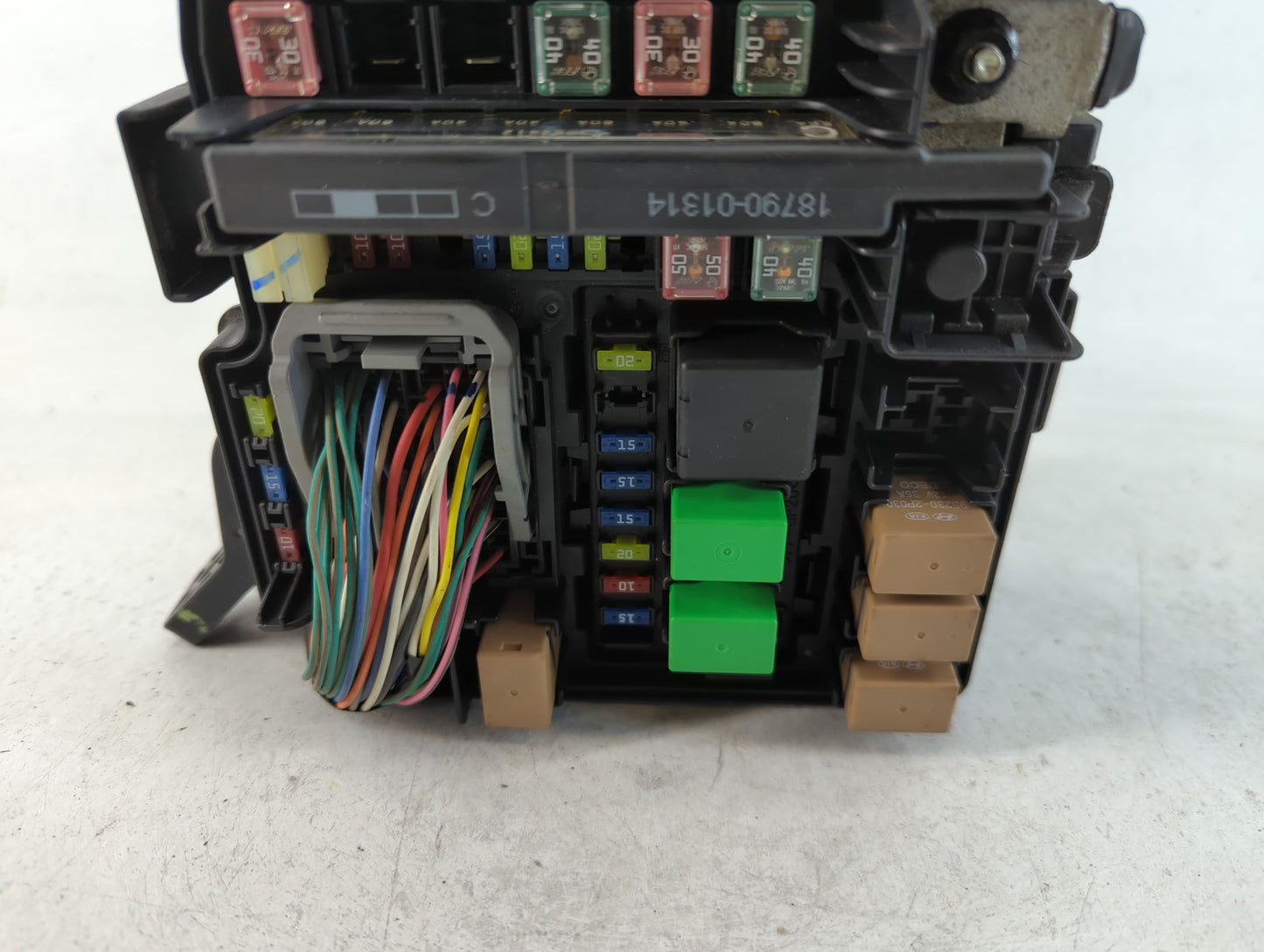 2011-2014 Hyundai Sonata Fusebox Fuse Box Panel Relay Module P/N:91950-3S741 Fits Fits 2011 2012 2013 2014 OEM Used Auto Par