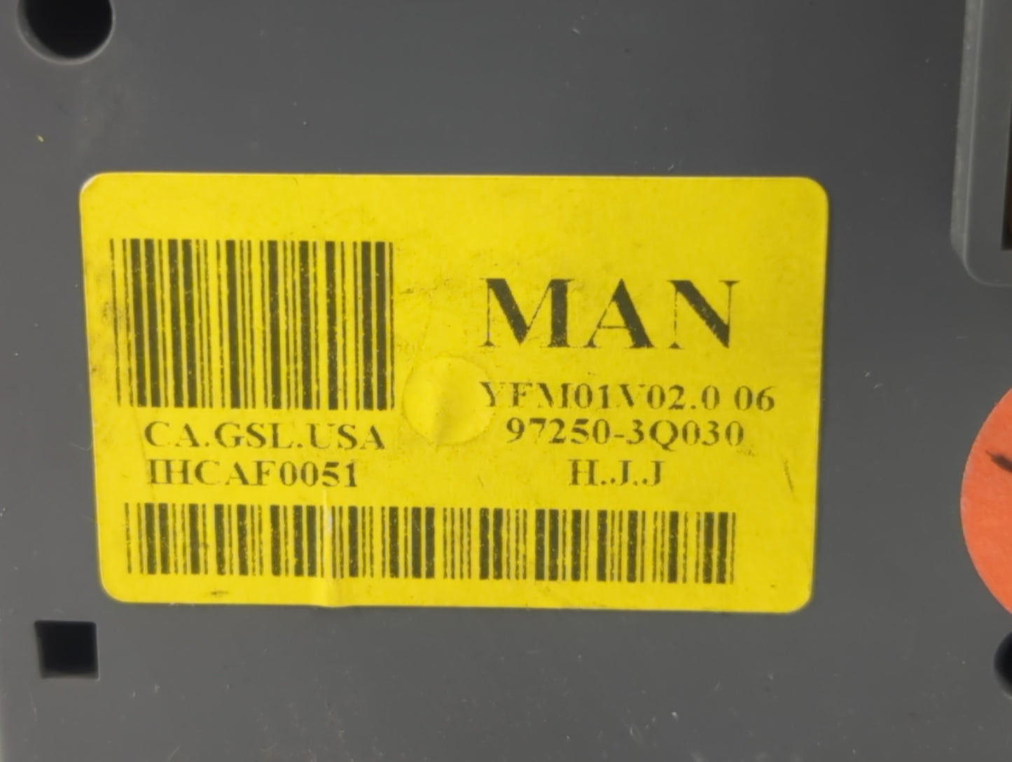 2014 Hyundai Sonata Climate Control Module Temperature AC/Heater Replacement P/N:97250-3Q030 Fits OEM Used Auto Parts - Oemu