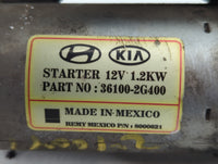 2014 Hyundai Sonata Car Starter Motor Solenoid OEM P/N:36100-2G400 Fits Fits 2015 2016 OEM Used Auto Parts - Oemusedautopart