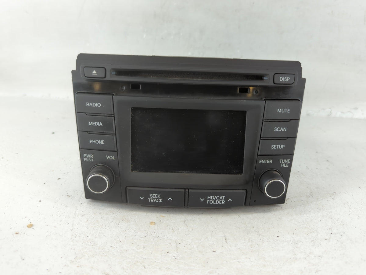2014-2015 Hyundai Sonata Am Fm Cd Player Radio Receiver 764677 - Oemusedautoparts1.com