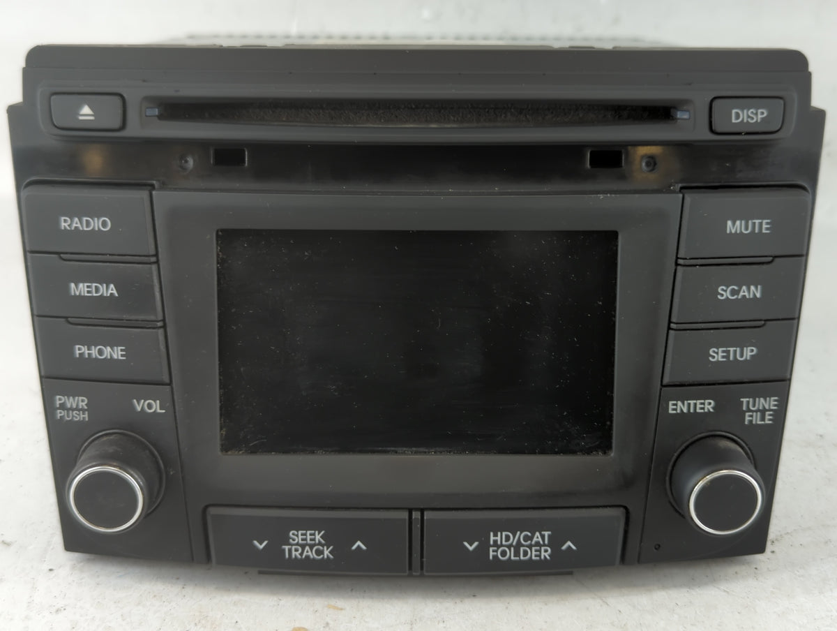2014-2015 Hyundai Sonata Am Fm Cd Player Radio Receiver 764677 - Oemusedautoparts1.com