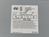 2014-2015 Hyundai Sonata Am Fm Cd Player Radio Receiver 764677 - Oemusedautoparts1.com