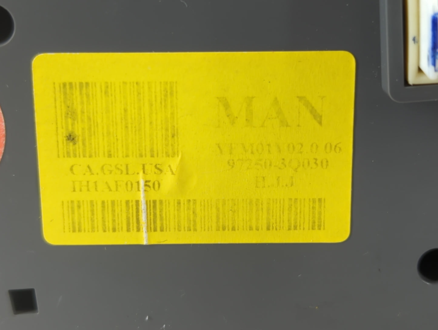 2014 Hyundai Sonata Climate Control Module Temperature AC/Heater Replacement P/N:97250-3Q030 Fits OEM Used Auto Parts - Oemu
