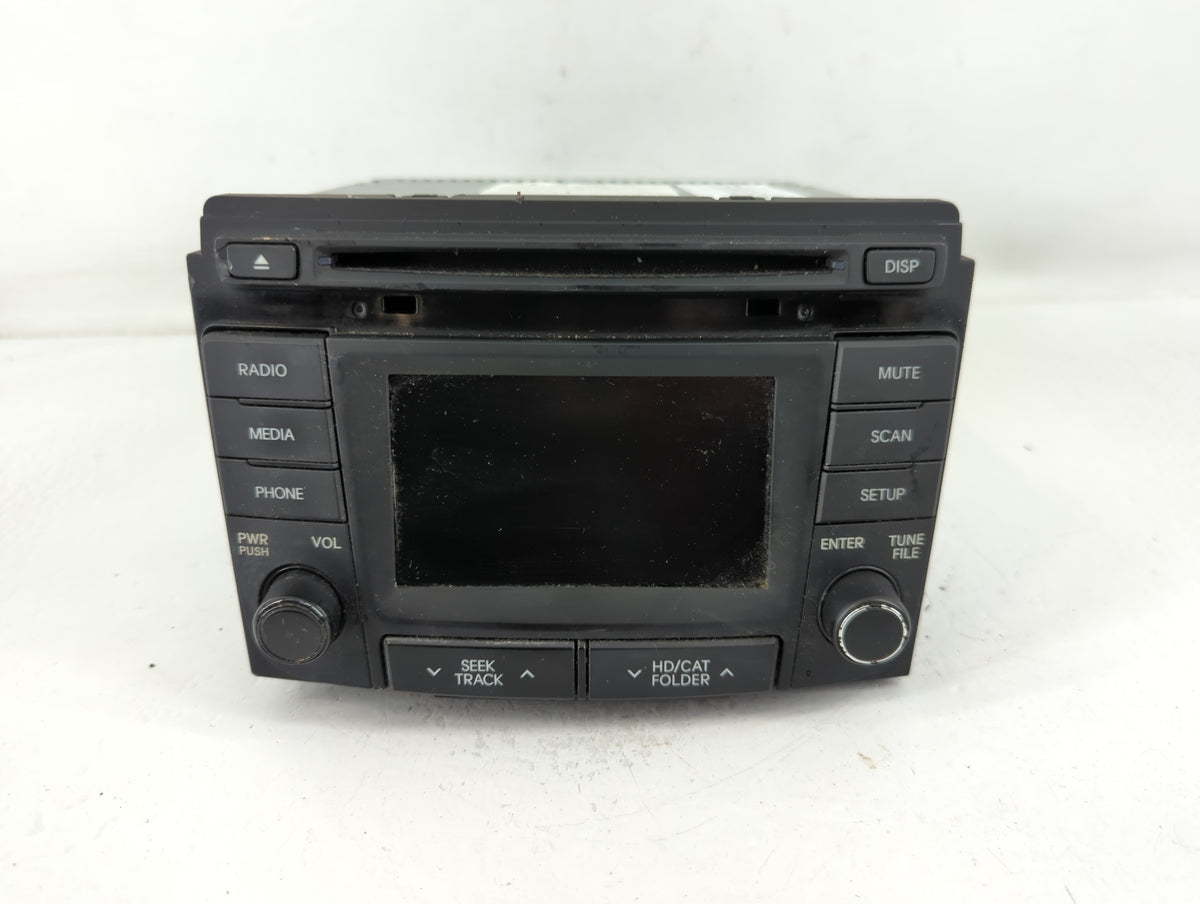 2013-2014 Hyundai Sonata Radio AM FM Cd Player Receiver Replacement P/N:96170-3Q0004X Fits 2013 2014 OEM Used Auto Parts - O