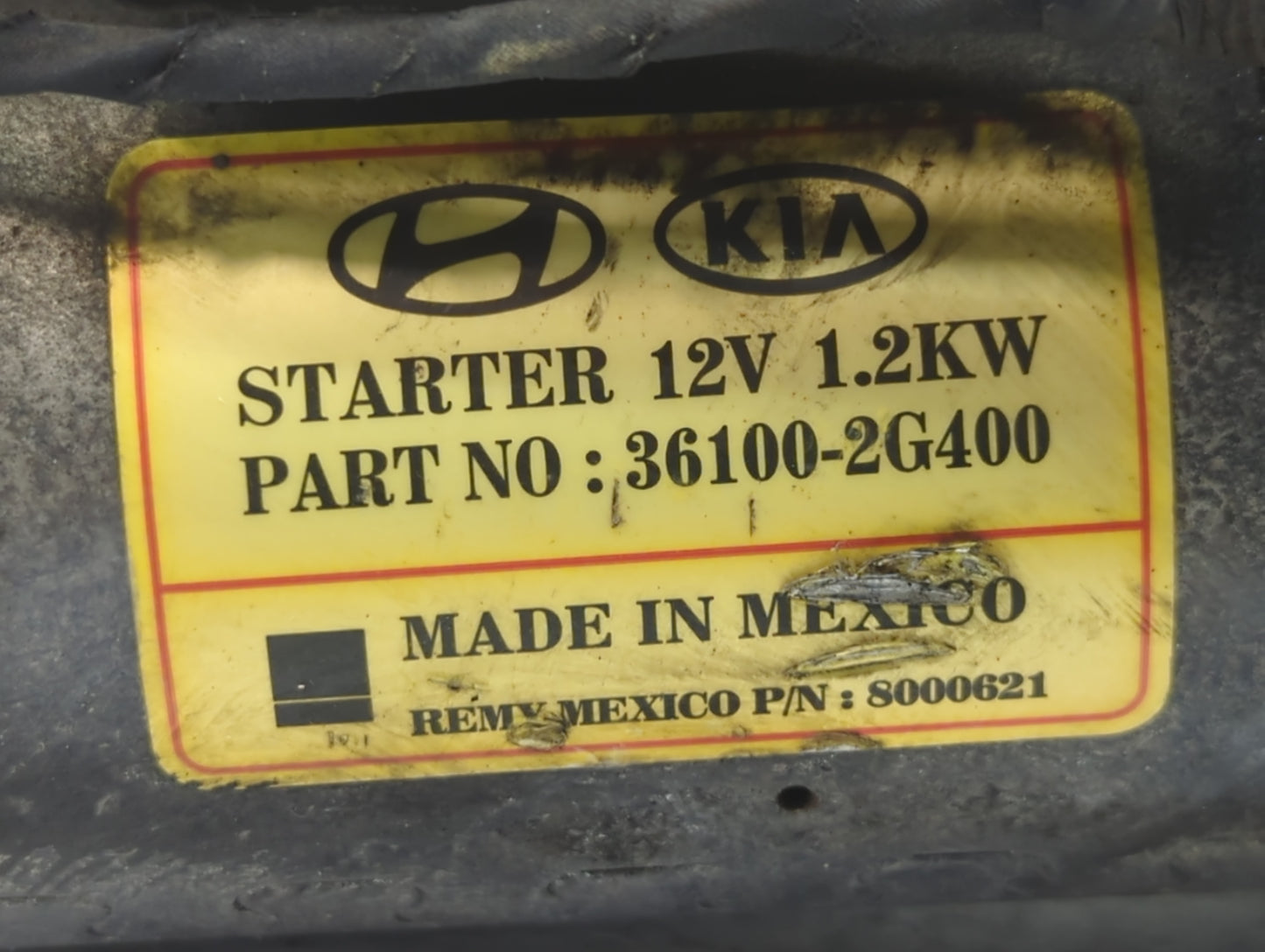 2008-2014 Hyundai Sonata Car Starter Motor Solenoid OEM P/N:36100-2G400 Fits Fits 2008 2009 2010 2011 2012 2013 2014 OEM Use