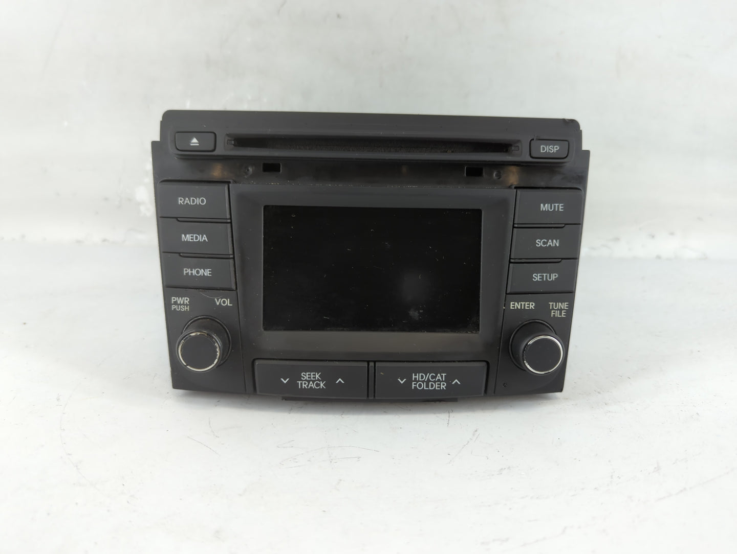 2012-2014 Hyundai Sonata Radio AM FM Cd Player Receiver Replacement P/N:96180-3Q8004X Fits Fits 2012 2013 2014 OEM Used Auto
