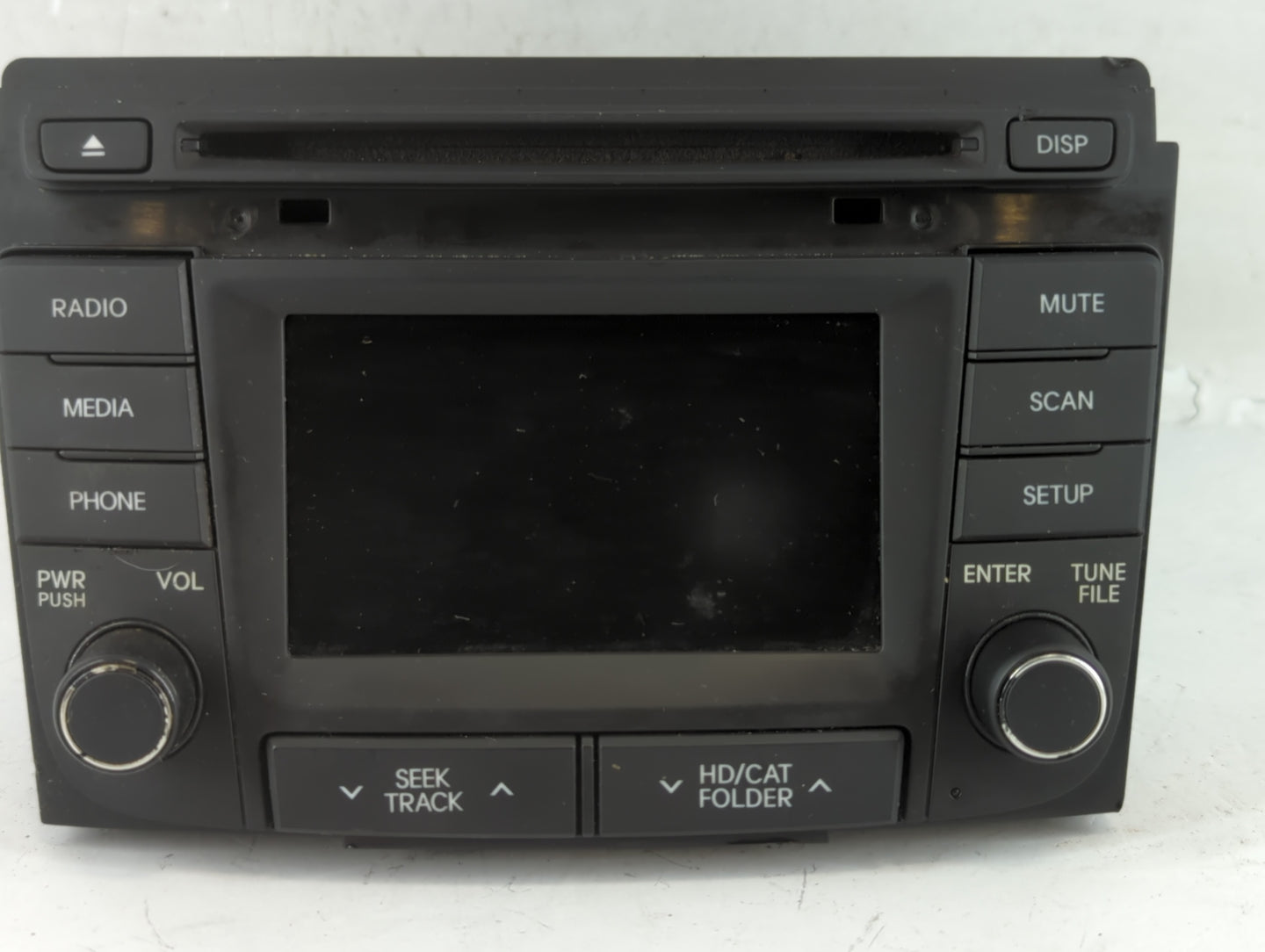 2012-2014 Hyundai Sonata Radio AM FM Cd Player Receiver Replacement P/N:96180-3Q8004X Fits Fits 2012 2013 2014 OEM Used Auto