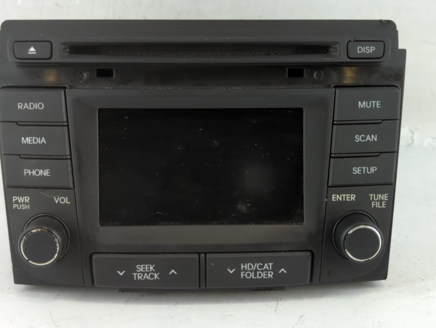 2012-2014 Hyundai Sonata Radio AM FM Cd Player Receiver Replacement P/N:96180-3Q8004X Fits Fits 2012 2013 2014 OEM Used Auto