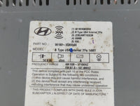 2012-2014 Hyundai Sonata Radio AM FM Cd Player Receiver Replacement P/N:96180-3Q8004X Fits Fits 2012 2013 2014 OEM Used Auto