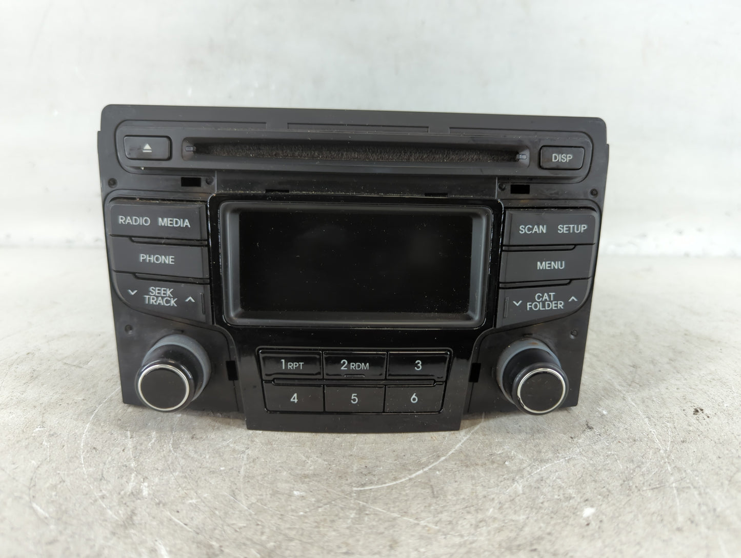 2013-2014 Hyundai Sonata Radio AM FM Cd Player Receiver Replacement P/N:961703Q0004X Fits Fits 2013 2014 OEM Used Auto Parts