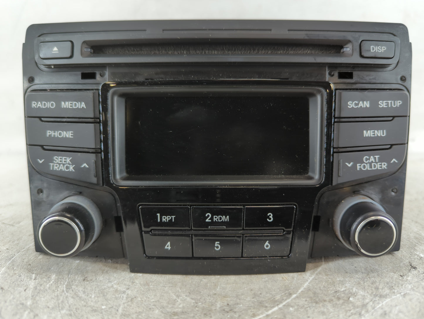 2013-2014 Hyundai Sonata Radio AM FM Cd Player Receiver Replacement P/N:961703Q0004X Fits Fits 2013 2014 OEM Used Auto Parts