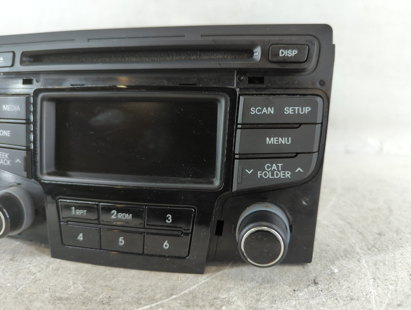 2013-2014 Hyundai Sonata Radio AM FM Cd Player Receiver Replacement P/N:961703Q0004X Fits Fits 2013 2014 OEM Used Auto Parts