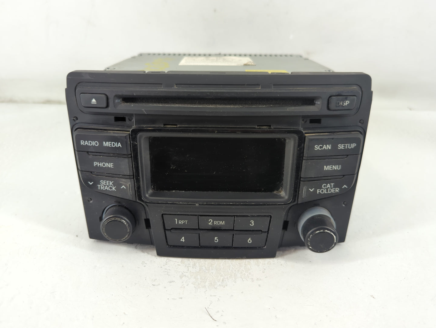 2013-2014 Hyundai Sonata Radio AM FM Cd Player Receiver Replacement P/N:96170-3Q0004X Fits Fits 2013 2014 OEM Used Auto Part