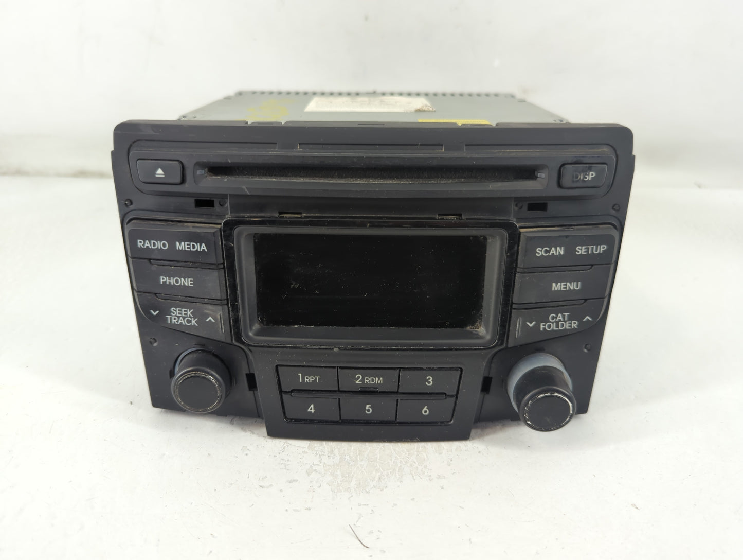 2013-2014 Hyundai Sonata Radio AM FM Cd Player Receiver Replacement P/N:96170-3Q0004X Fits Fits 2013 2014 OEM Used Auto Part