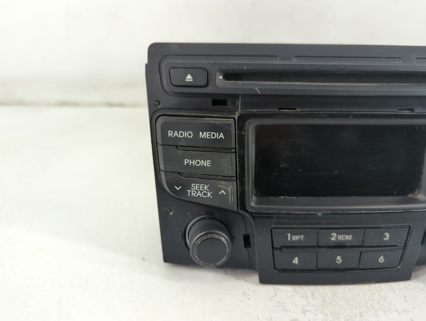 2013-2014 Hyundai Sonata Radio AM FM Cd Player Receiver Replacement P/N:96170-3Q0004X Fits Fits 2013 2014 OEM Used Auto Part