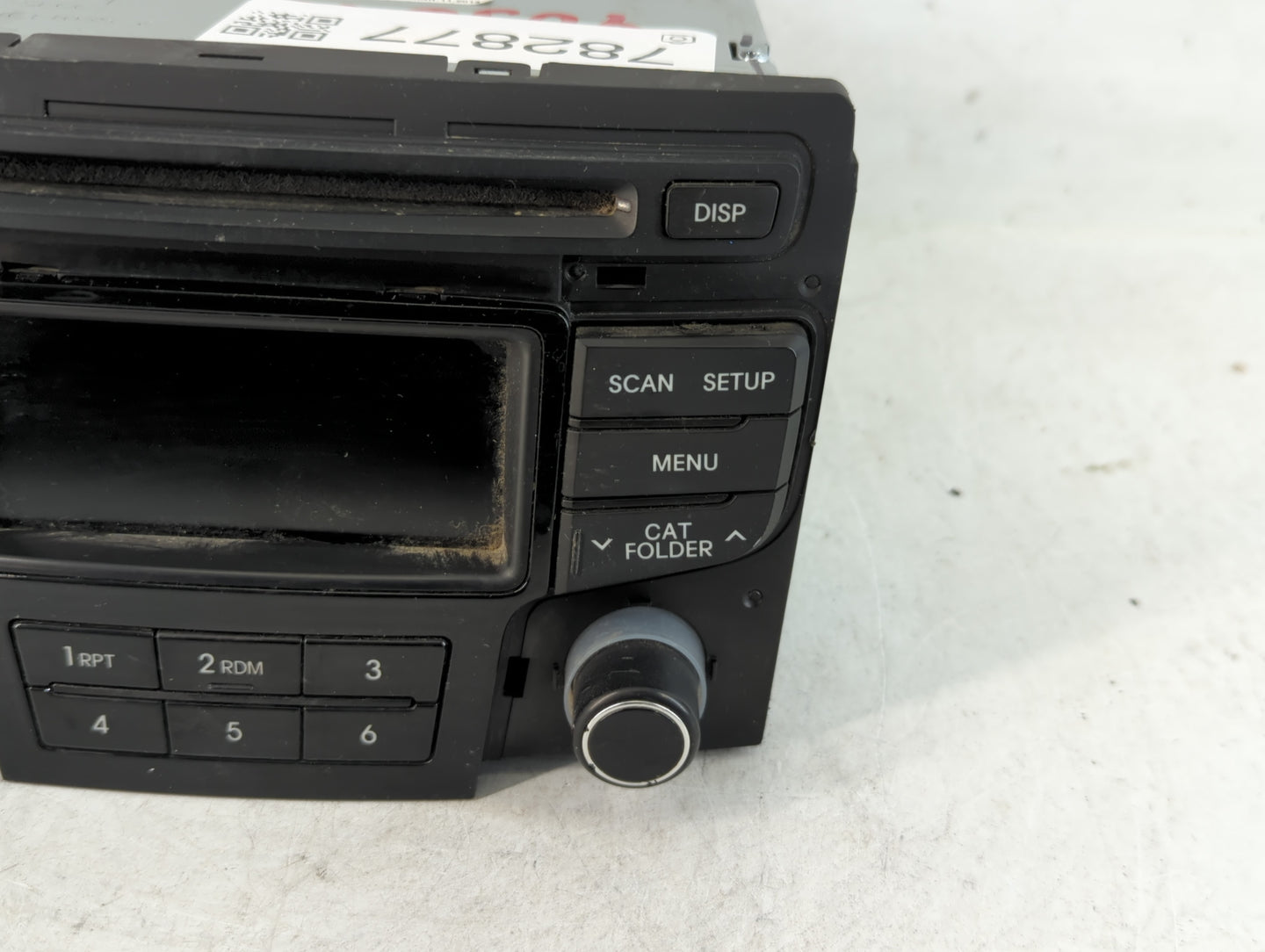2013-2014 Hyundai Sonata Radio AM FM Cd Player Receiver Replacement P/N:96170-3Q1004X Fits Fits 2013 2014 OEM Used Auto Part