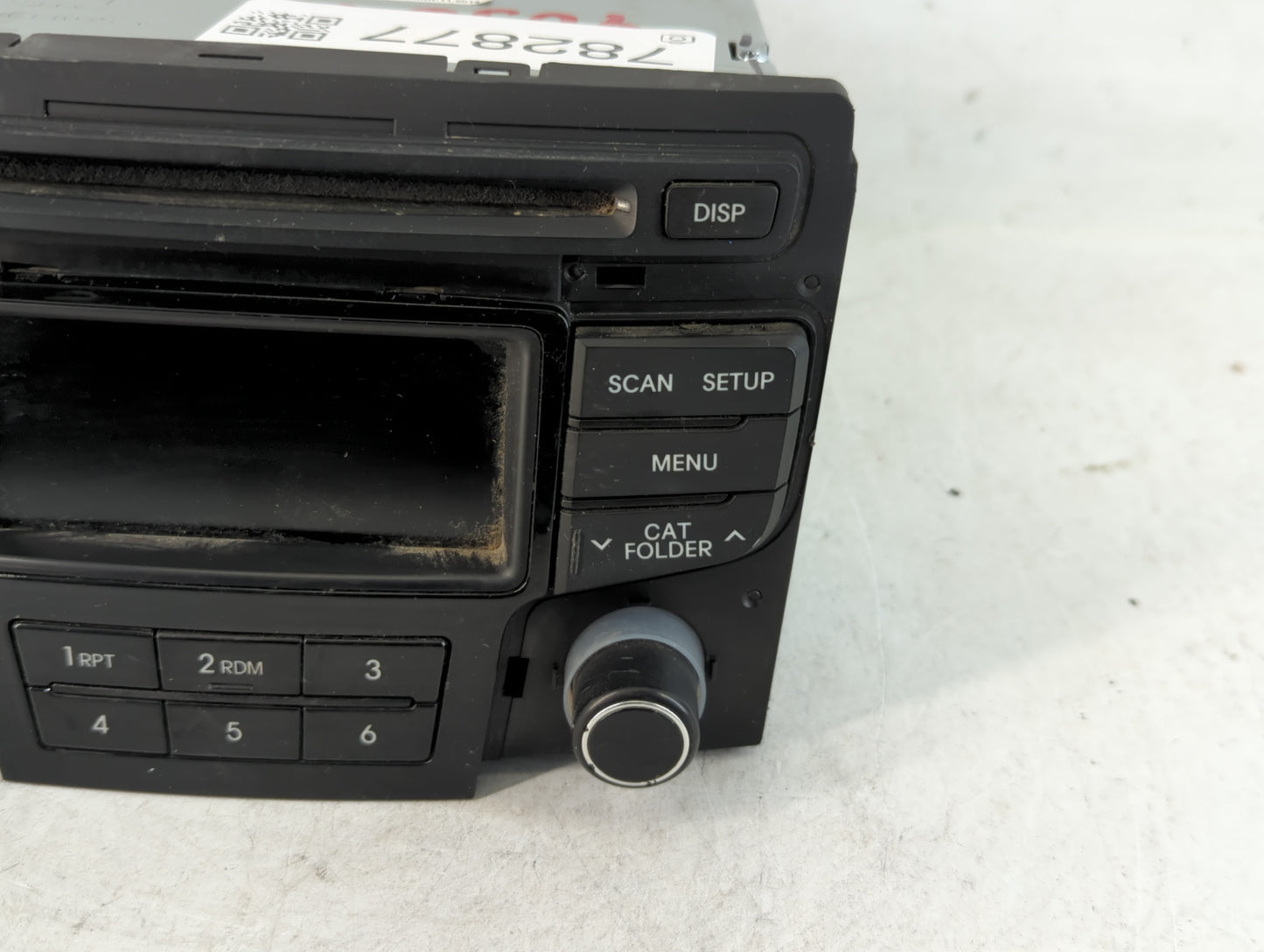 2013-2014 Hyundai Sonata Radio AM FM Cd Player Receiver Replacement P/N:96170-3Q1004X Fits Fits 2013 2014 OEM Used Auto Part