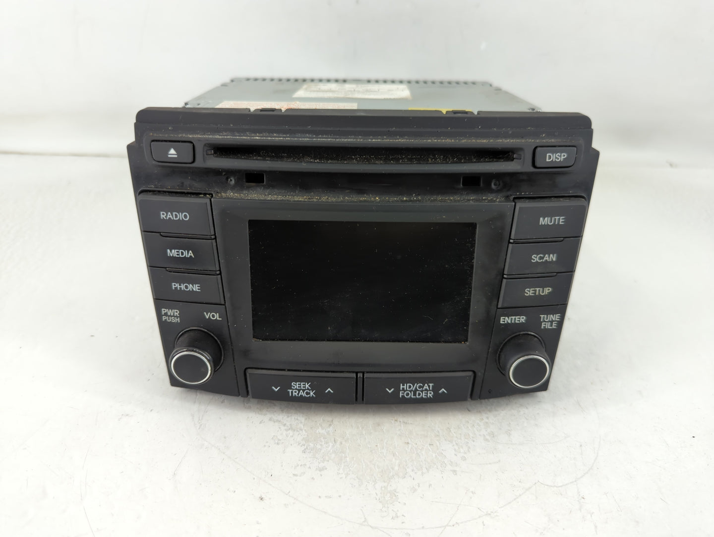 2014-2015 Hyundai Sonata Radio AM FM Cd Player Receiver Replacement P/N:96180-3Q8004X Fits Fits 2014 2015 OEM Used Auto Part