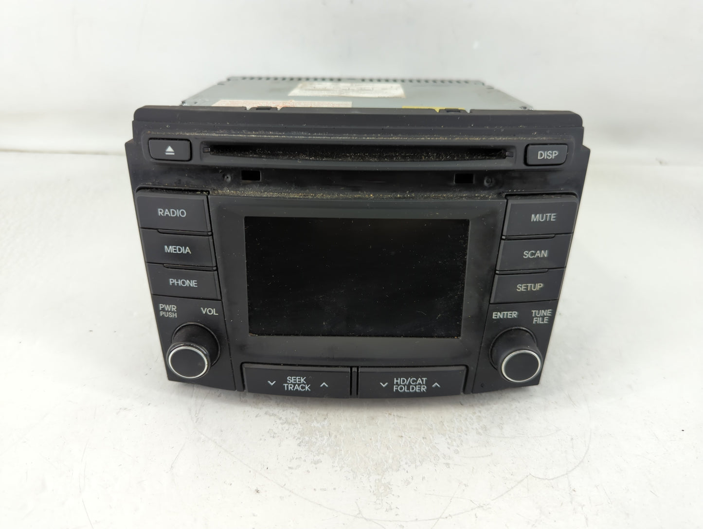 2014-2015 Hyundai Sonata Radio AM FM Cd Player Receiver Replacement P/N:96180-3Q8004X Fits Fits 2014 2015 OEM Used Auto Part